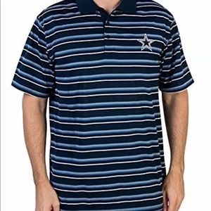 Dallas Cowboys Authentic Striped Polo